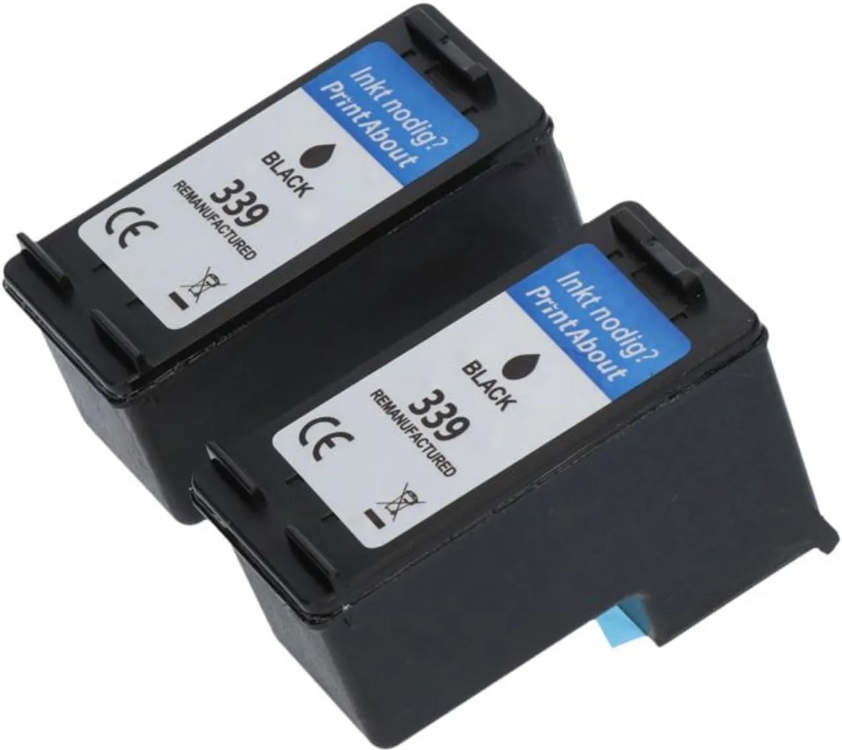 PrintAbout Inktcartridge C8767EE - Zwart 2-pack