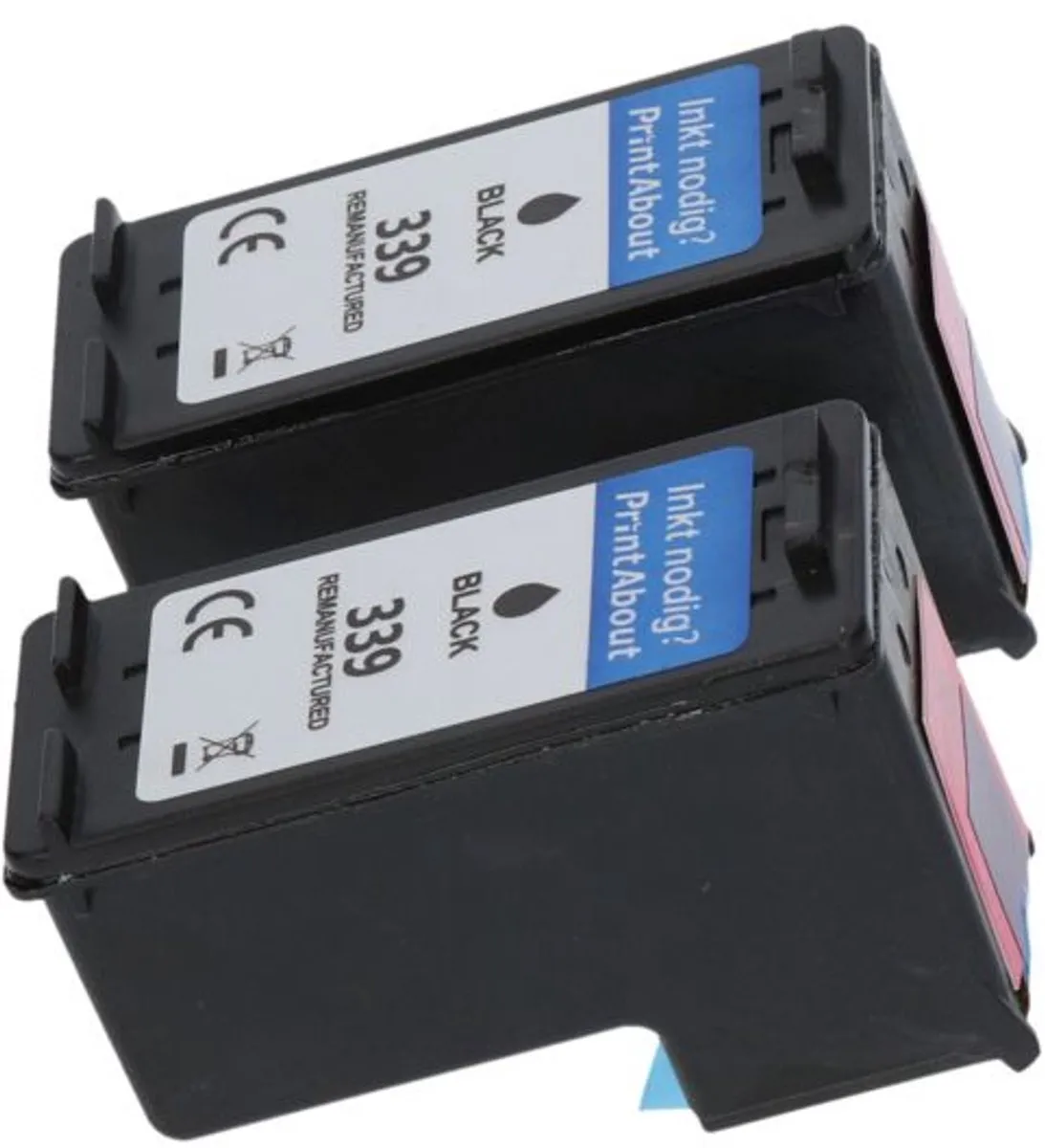 PrintAbout Inktcartridge C8767EE - Zwart 2-pack