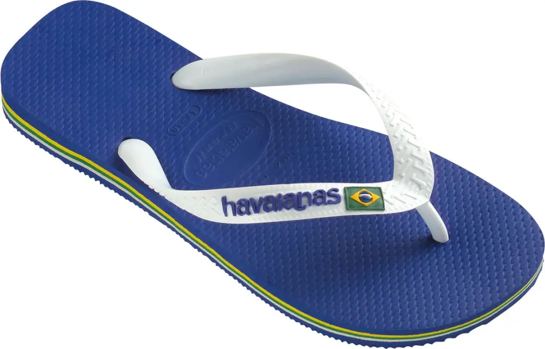 Havaianas Brasil Logo Teenslipper - Blauw