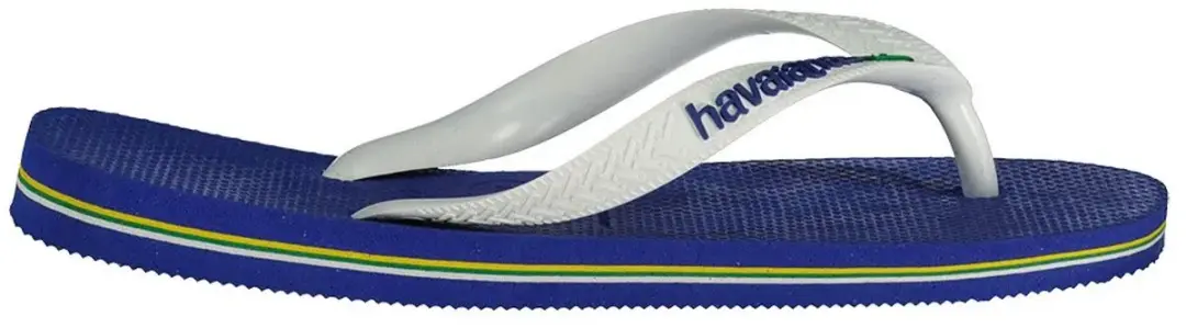 Havaianas Brasil Logo Teenslipper - Blauw