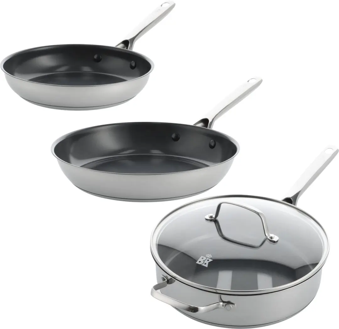 BK Sparkling coated 3pc ( 24+28+Hapjespan 26cm)