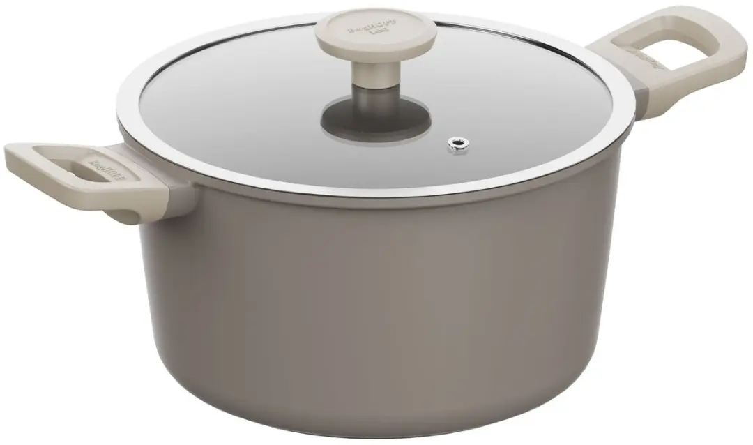 LEO Kookpot met deksel antikleef Dune