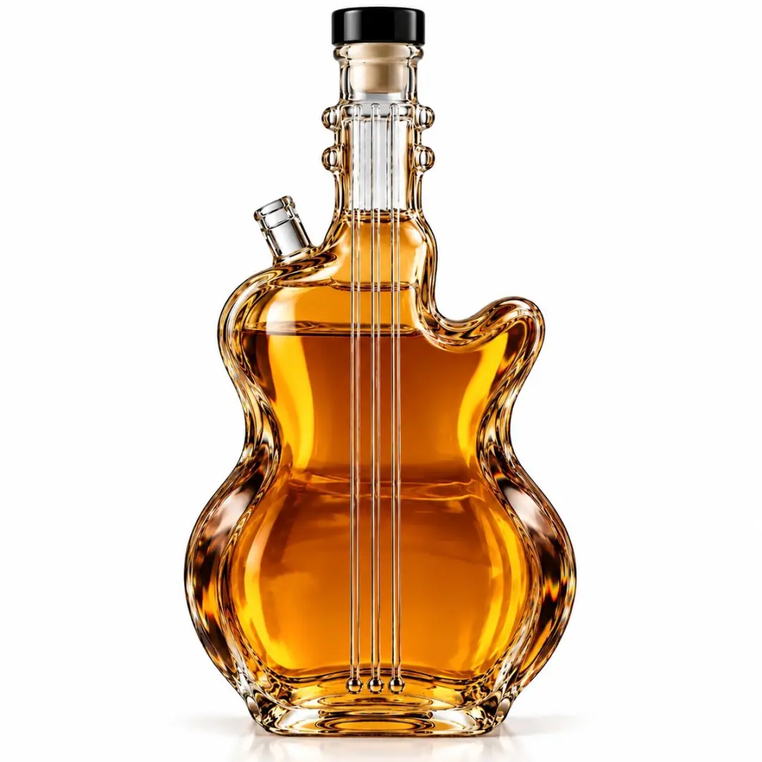 Gitaar drankhouder glas
