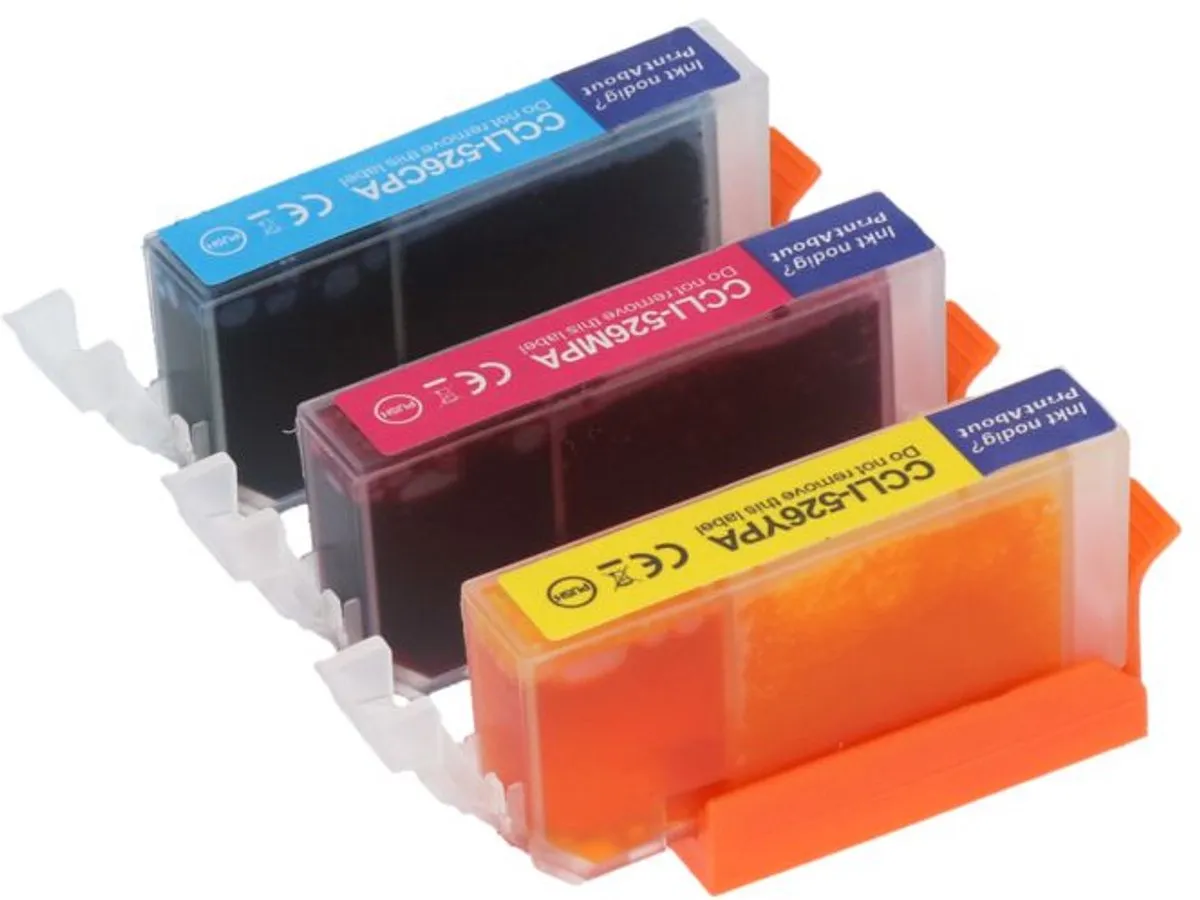 PrintAbout CLI-526C/M/Y Inktcartridge - 3-kleuren 39ml - o.a. Canon PIXMA