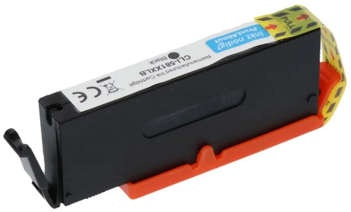 PrintAbout CLI-581XXL BK Inktcartridge - Zwart - 1000 pagina's