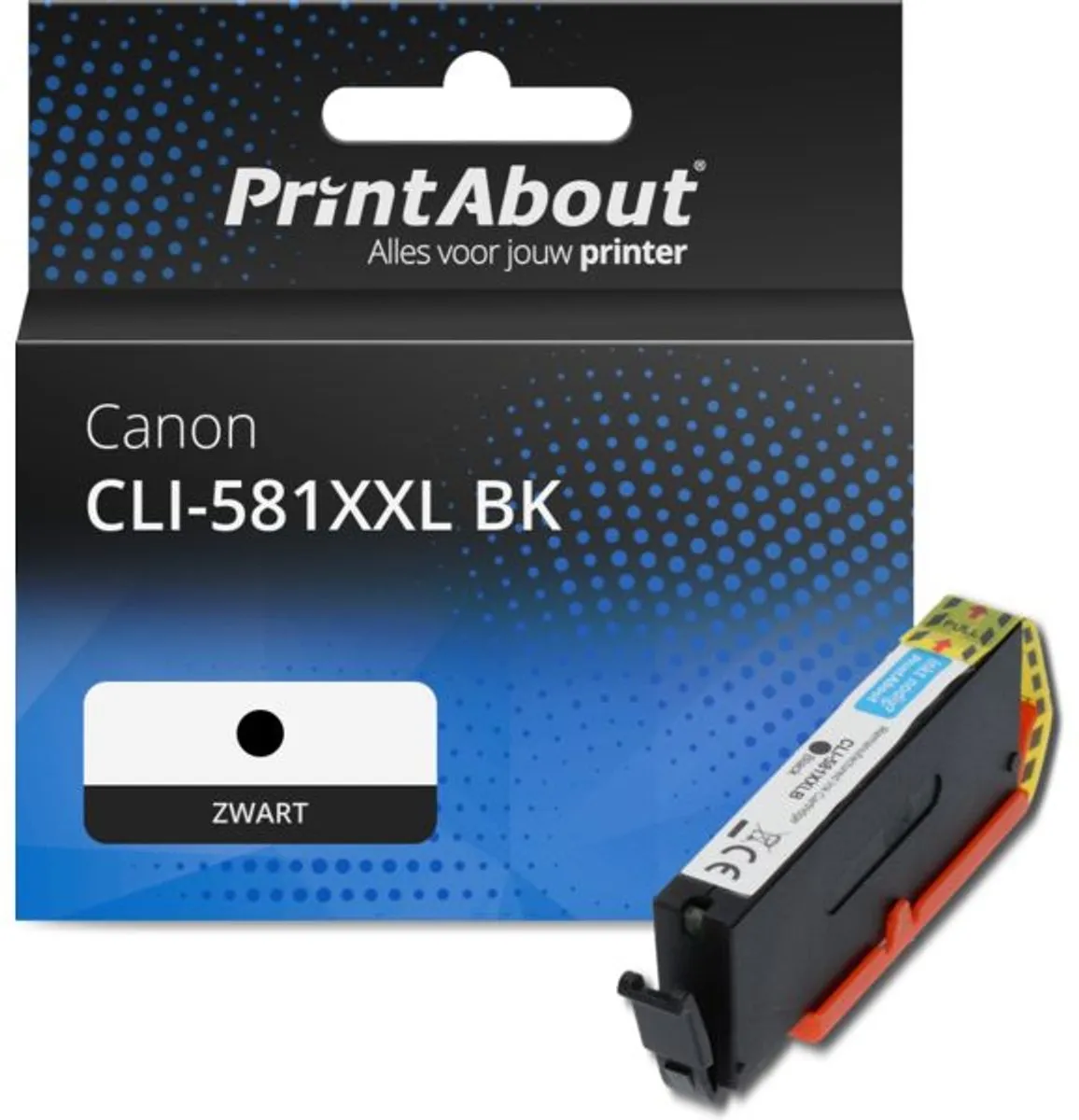 PrintAbout CLI-581XXL BK Inktcartridge