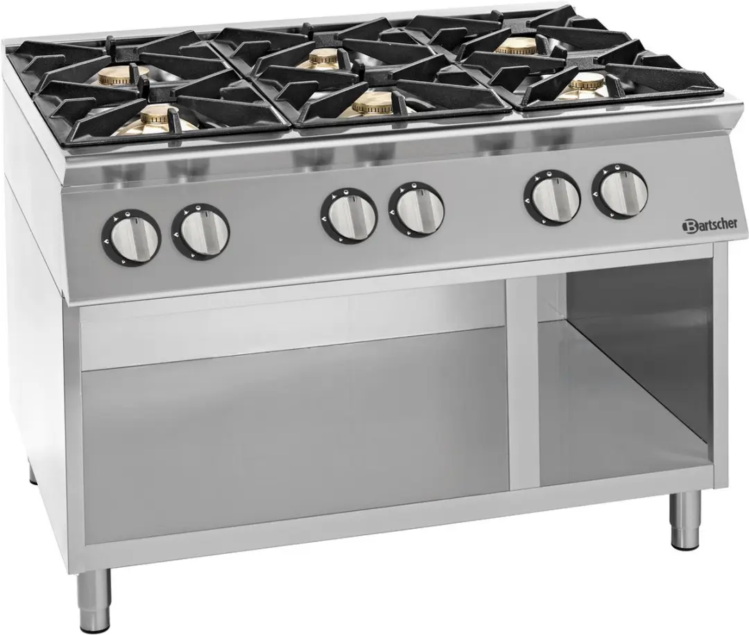 Bartscher 2991121 Gasfornuis 900 6 branders OU