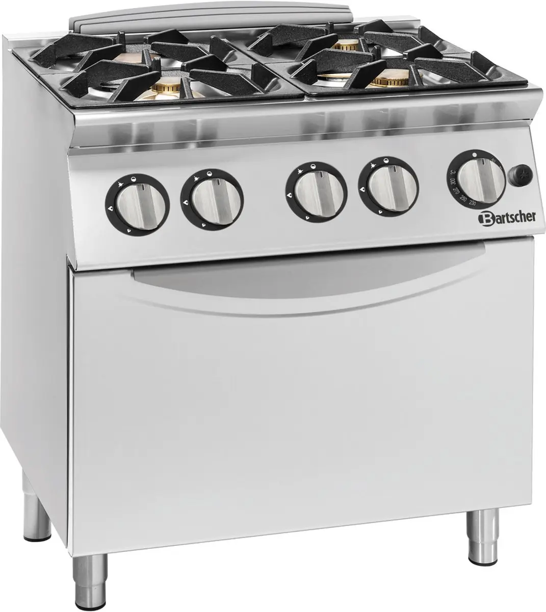 Bartscher 2992171 Gasfornuis 900 4 branders GBO
