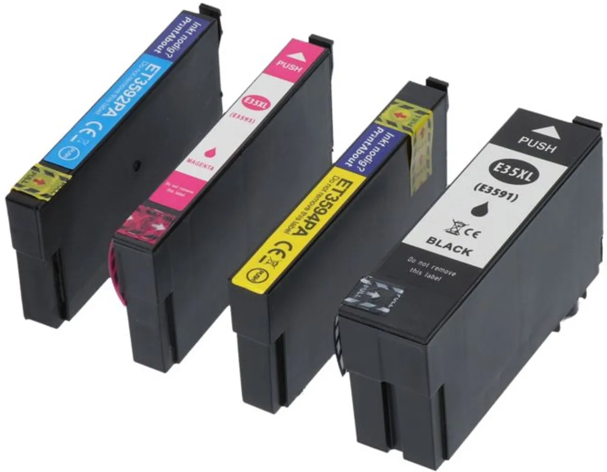PrintAbout Epson 35XL Inktcartridge 4-kleuren - 10.050 pagina's - Voordeelbundel