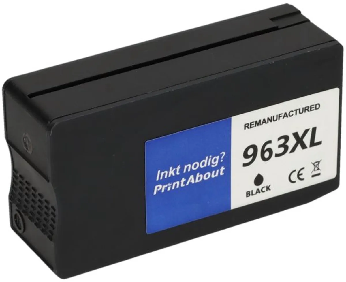 PrintAbout 963XL Hoge Capaciteit Inktcartridge - Zwart