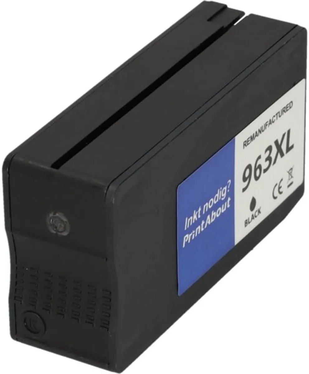 PrintAbout 963XL Hoge Capaciteit Inktcartridge - Zwart