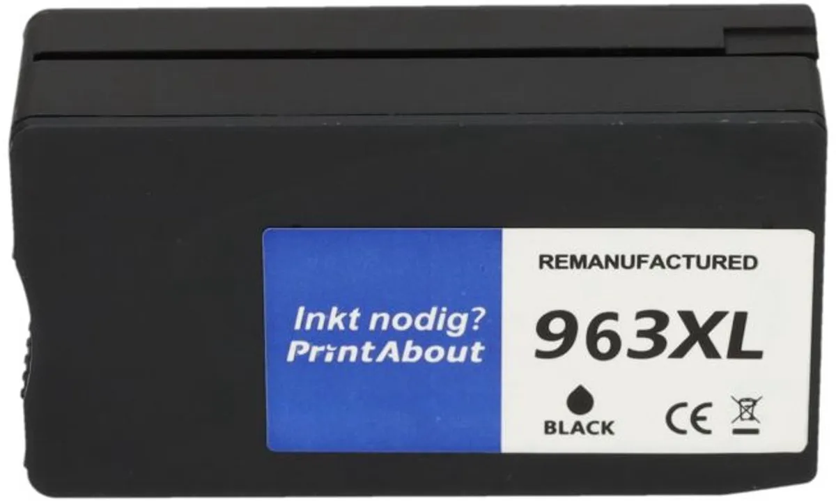 PrintAbout 963XL Hoge Capaciteit Inktcartridge - Zwart