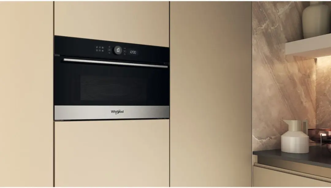 Whirlpool WMD54MX Inbouwmagnetron 31L 1000W - Zwart/Roestvrijstaal - afbeelding 3 van 6