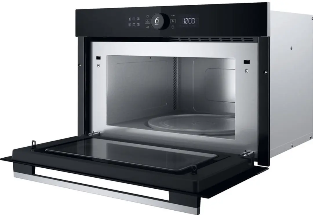 Whirlpool WMD54MX Inbouwmagnetron 31L 1000W - Zwart/Roestvrijstaal - afbeelding 2 van 6