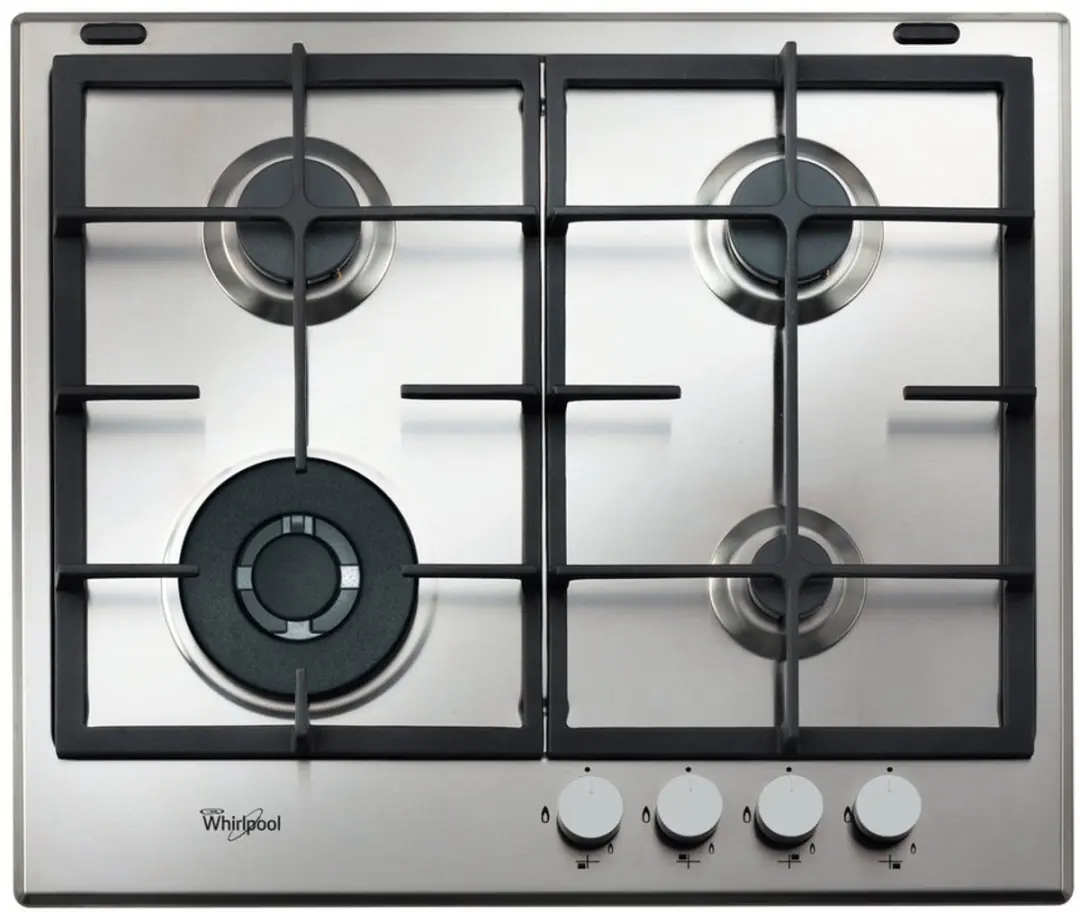 Whirlpool GMA 6422/IX NL kookplaat Roestvrijstaal Ingebouwd 59 cm Gaskookplaat 4