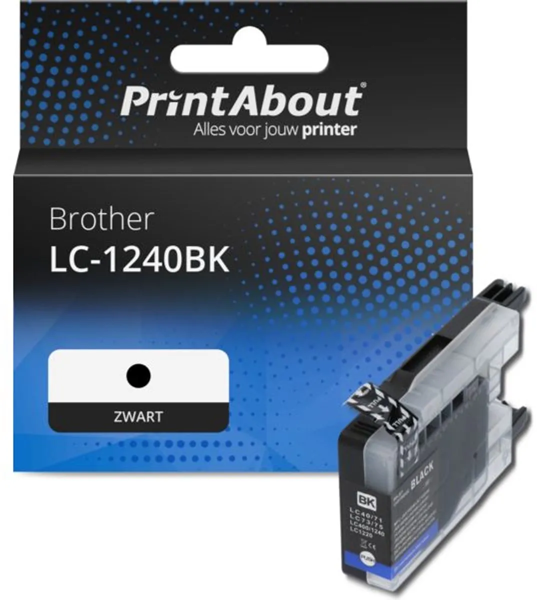 PrintAbout LC-1240BK Inktcartridge