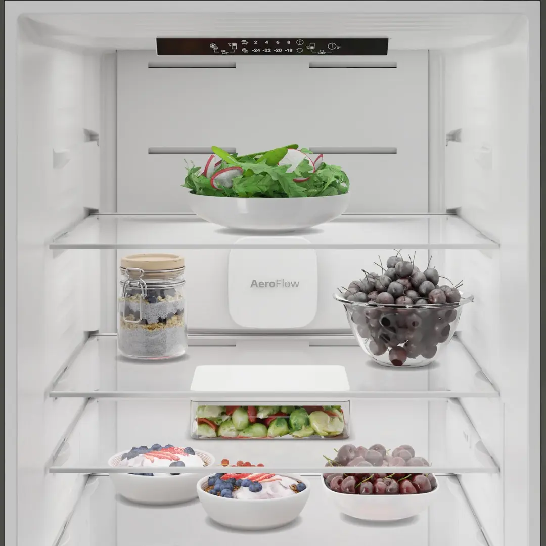 Beko B3RCNA375HXB Koel-Vriescombinatie Vrijstaand - 370L - Zilver - afbeelding 4 van 6