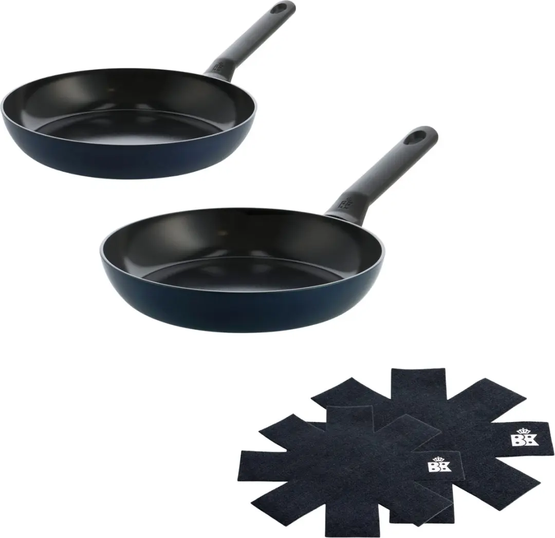 BK Enjoy 2pc set + pan protectors Ox Blue