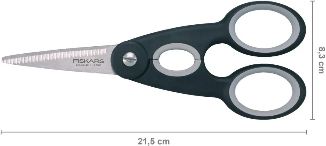 Fiskars Keukenschaar Functional Form 22cm - Zwart - afbeelding 2 van 6