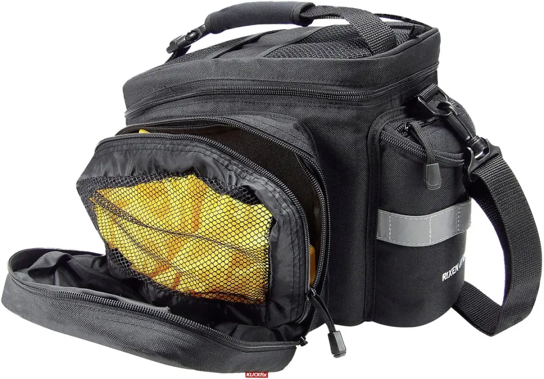 KLICKfix Rackpack 2+ Uniklip Fietstas 16L - Zwart - afbeelding 5 van 6
