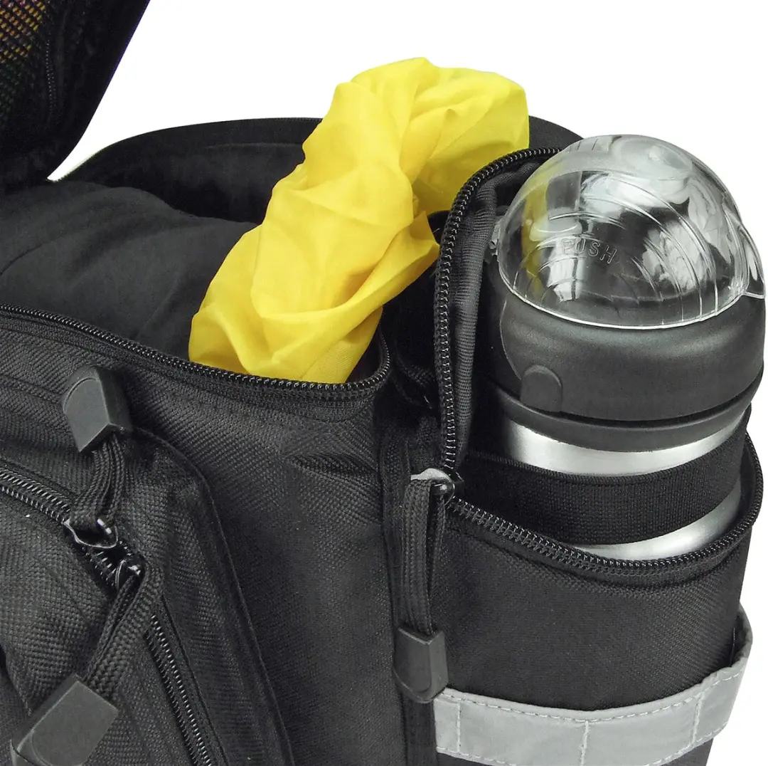 KLICKfix Rackpack 2+ Uniklip Fietstas 16L - Zwart - afbeelding 6 van 6