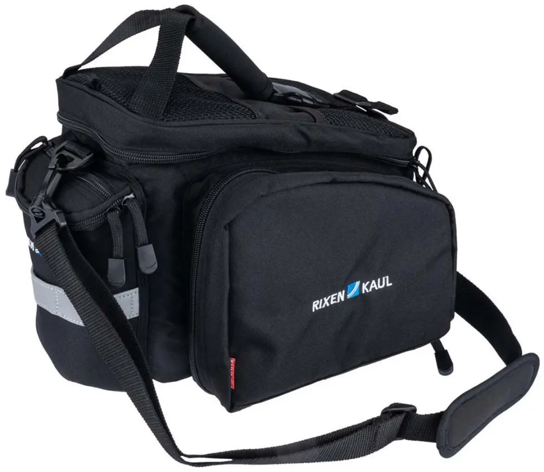 KLICKfix Rackpack 2+ Uniklip Fietstas 16L - Zwart - afbeelding 2 van 6