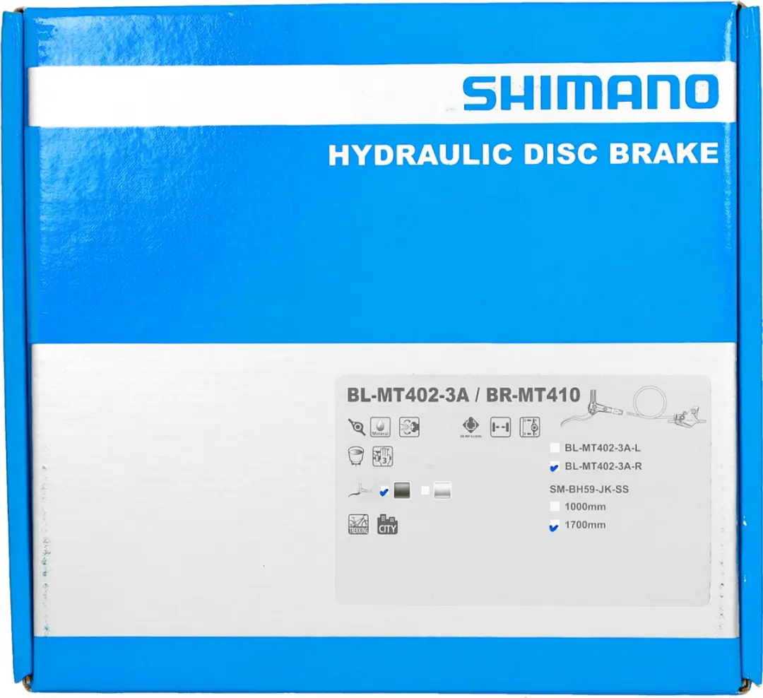 Shimano MT402-3/MT410 Hydraulische Schijfremset - Zwart - afbeelding 3 van 3