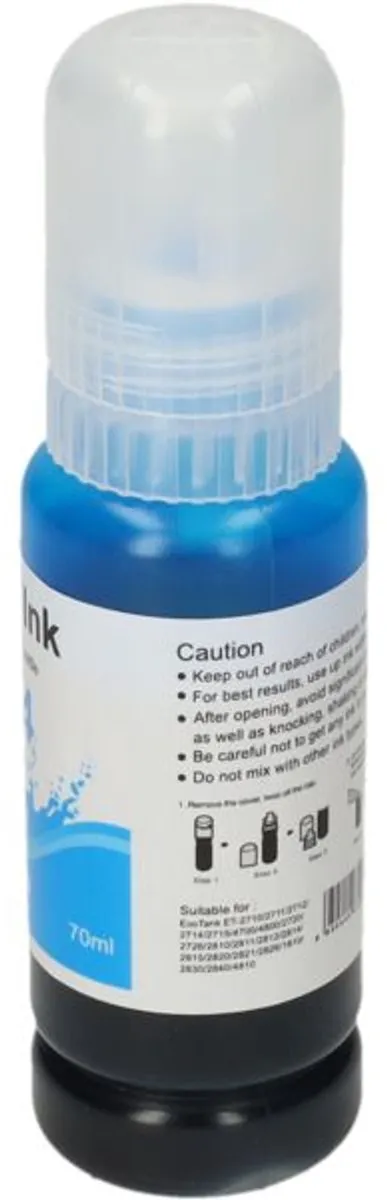 PrintAbout Inktcartridge C13T00P240 Cyaan - 70ml - o.a. Epson ET27xx