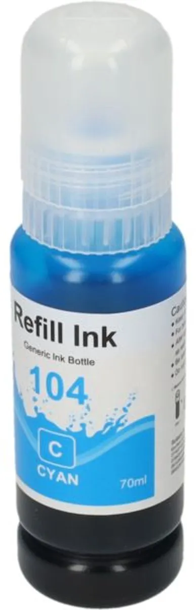 PrintAbout Inktcartridge C13T00P240 Cyaan - 70ml - o.a. Epson ET27xx