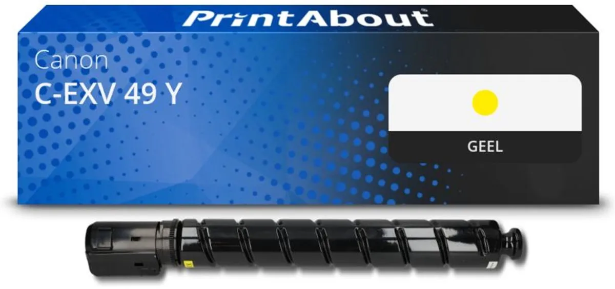 PrintAbout Canon C-EXV 49Y Toner Geel