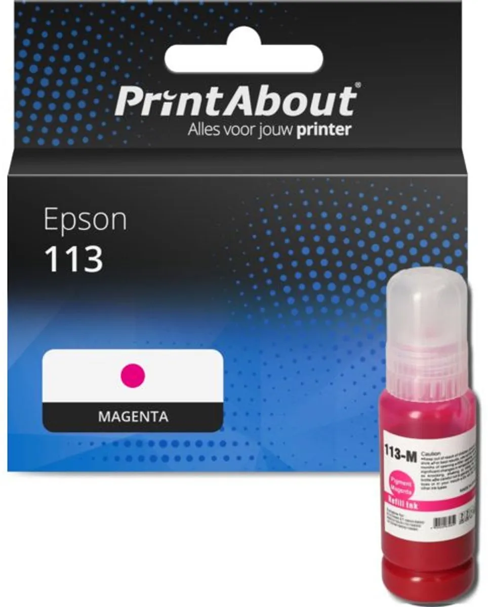 PrintAbout Inktcartridge C13T06B340 Magenta