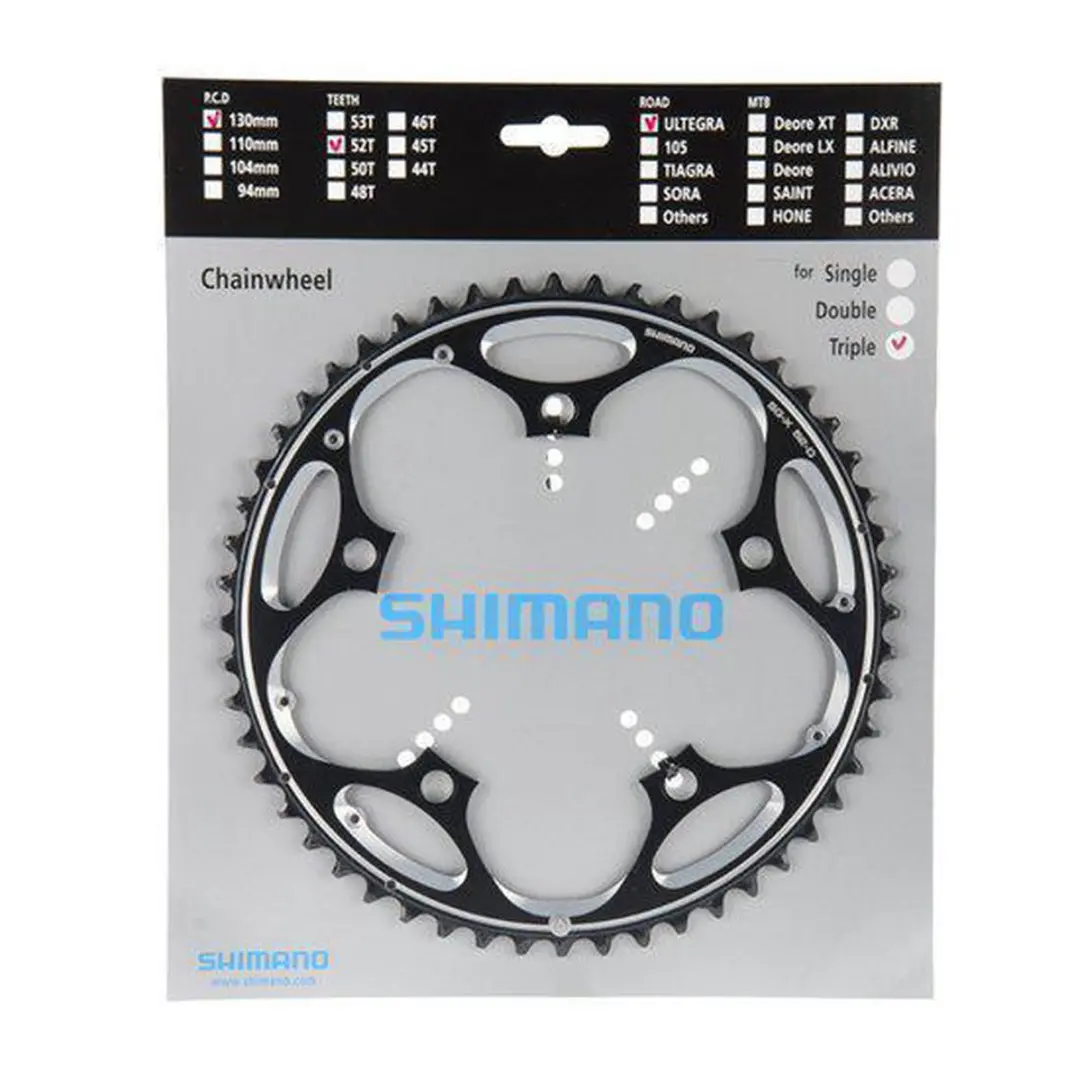 Shimano Kettingblad ultegra sl 10v triple 52 tands