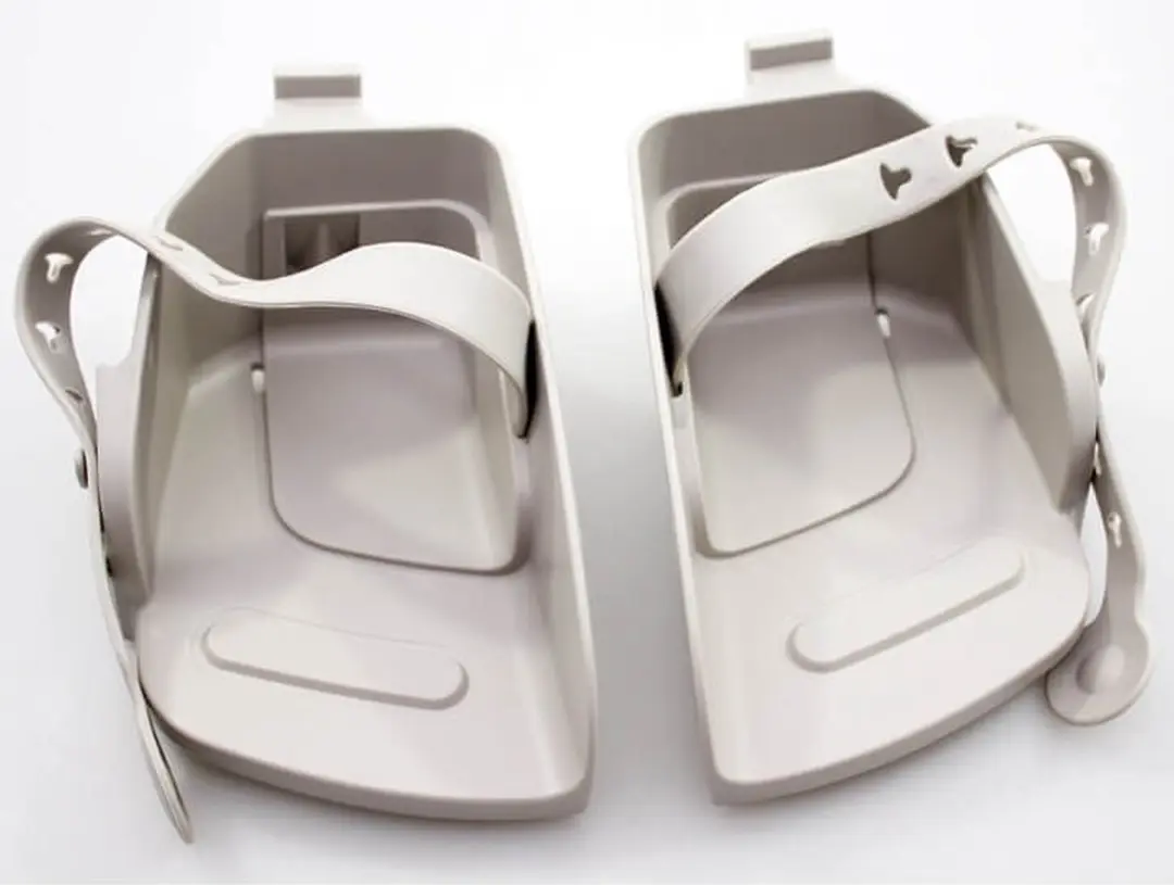Polisport Joy Footrests + straps Cream