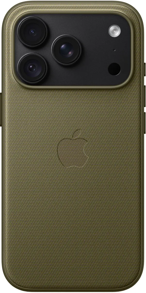 Apple TechWoven Hoesje MKD34ZM/A - iPhone 18 Pro - Olijfgroen - afbeelding 2 van 3