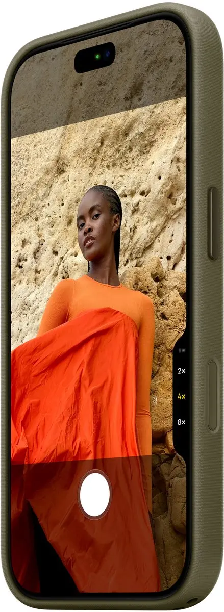 Apple TechWoven Hoesje MKD34ZM/A - iPhone 18 Pro - Olijfgroen - afbeelding 3 van 3