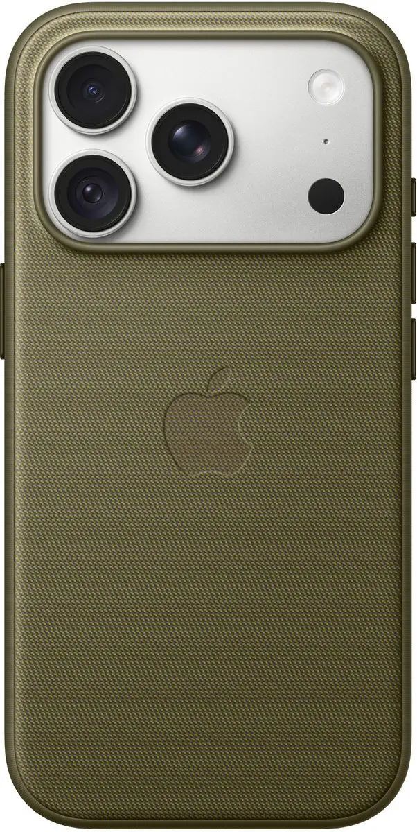 Apple TechWoven Hoesje MKD34ZM/A - iPhone 18 Pro - Olijfgroen