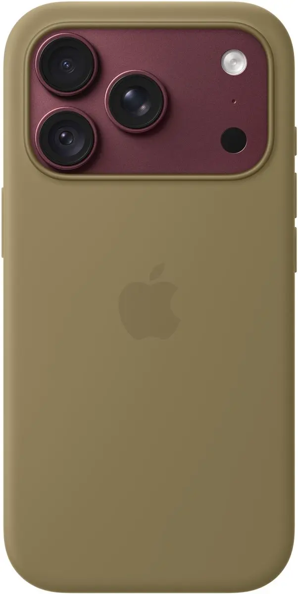 Apple iPhone 18 Pro Siliconenhoesje MK8V4ZM/A - Olijfgroen - afbeelding 2 van 3