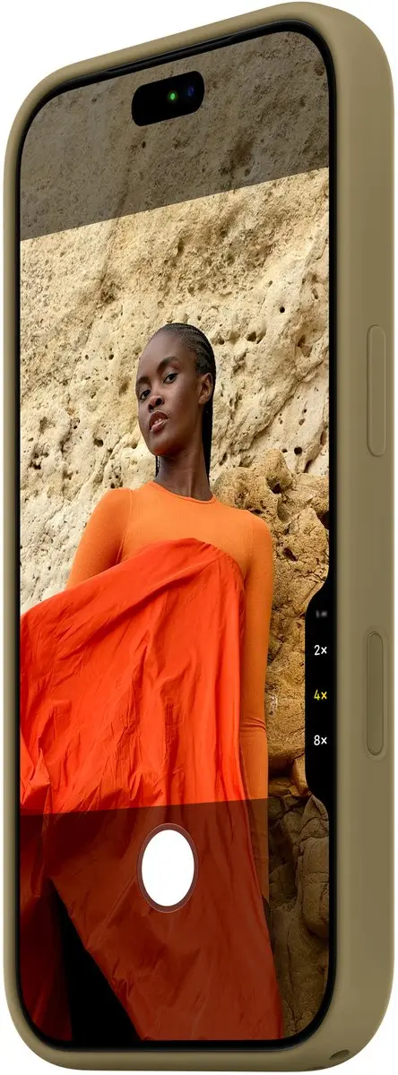 Apple iPhone 18 Pro Siliconenhoesje MK8V4ZM/A - Olijfgroen - afbeelding 3 van 3