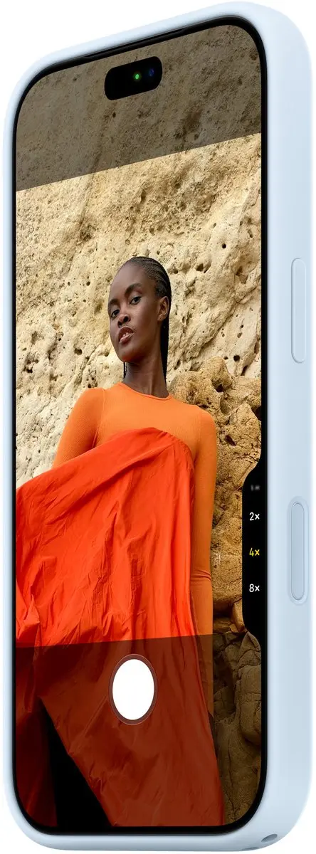 Apple iPhone 18 Pro Siliconenhoesje MK8W4ZM/A - Frisblauw - afbeelding 4 van 4