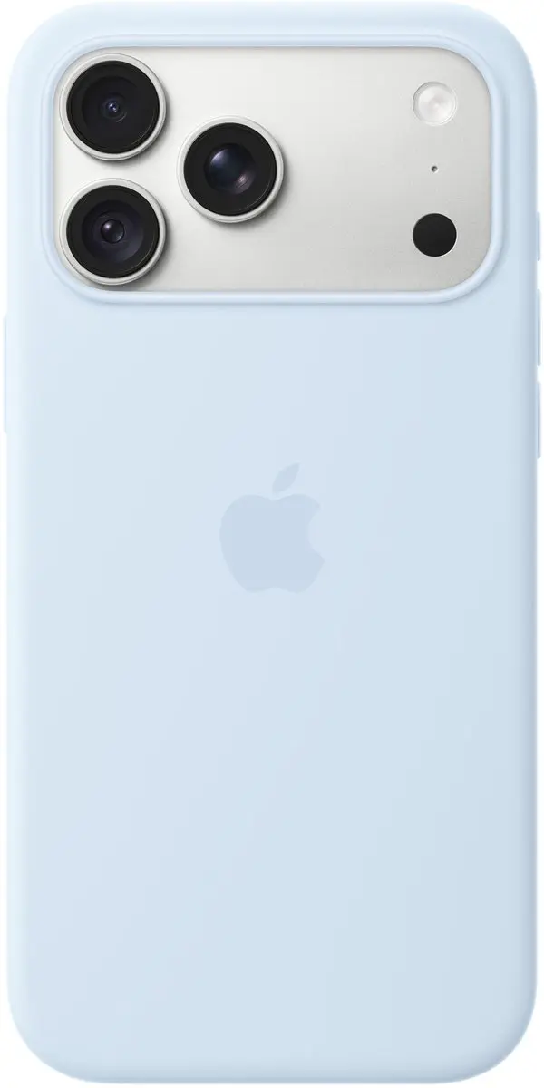 Apple iPhone 18 Pro Max Siliconenhoesje MK934ZM/A - Lichtblauw - afbeelding 2 van 3
