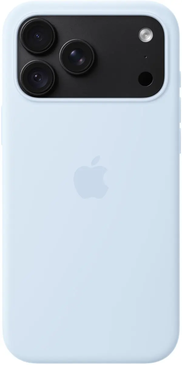 Apple iPhone 18 Pro Max Siliconenhoesje MK934ZM/A - Lichtblauw - afbeelding 3 van 3