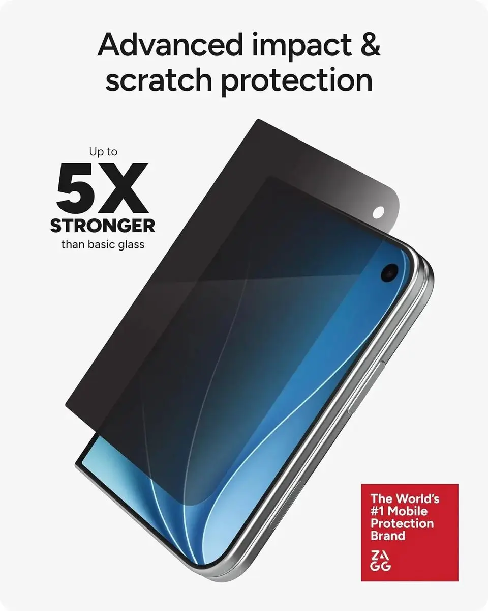 ZAGG Privacy XTR Screen Protector iPhone Duo - Antibacterieel - afbeelding 4 van 6