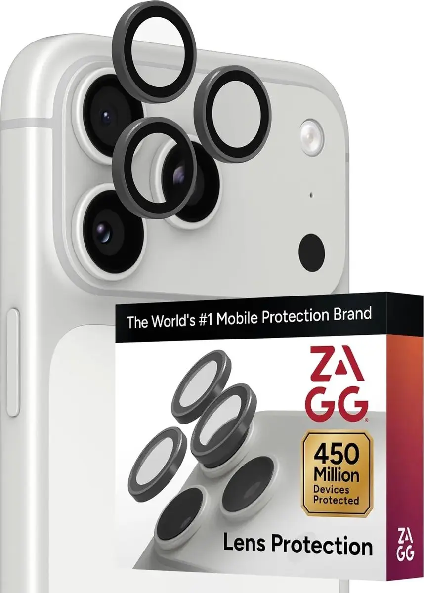 ZAGG Glass Elite Camera Rings iPhone 18 Pro/Pro Max