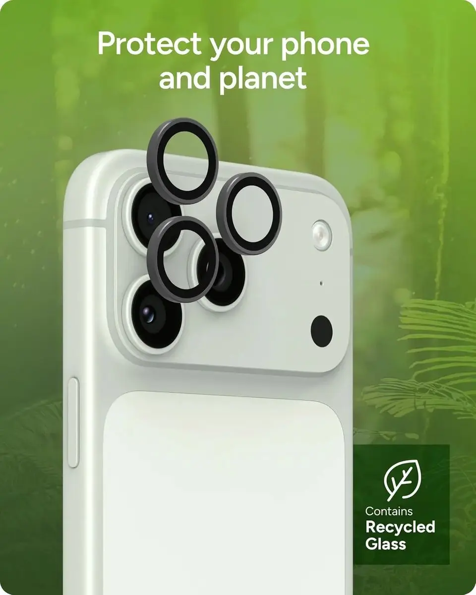 ZAGG Glass Elite Camera Rings iPhone 18 Pro/Pro Max - Zilver - afbeelding 2 van 6