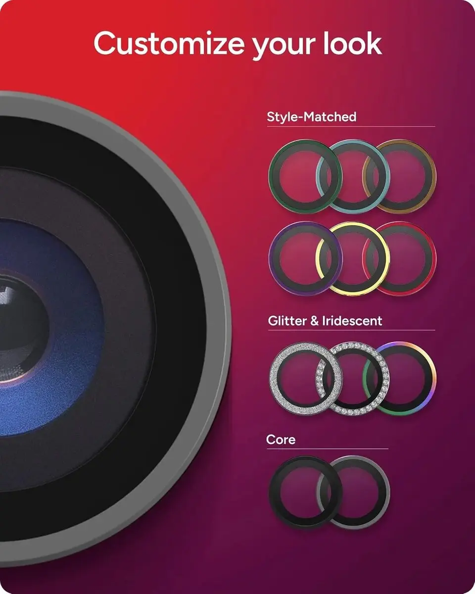 ZAGG Glass Elite Camera Rings iPhone 18 Pro/Pro Max - Zilver - afbeelding 6 van 6