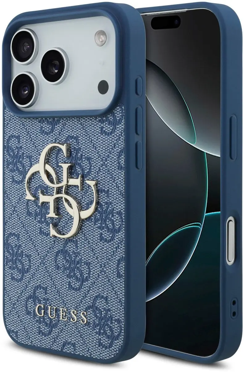 Guess iPhone 17 Pro Back Cover - Blauw - 3666339524692 - afbeelding 5 van 6