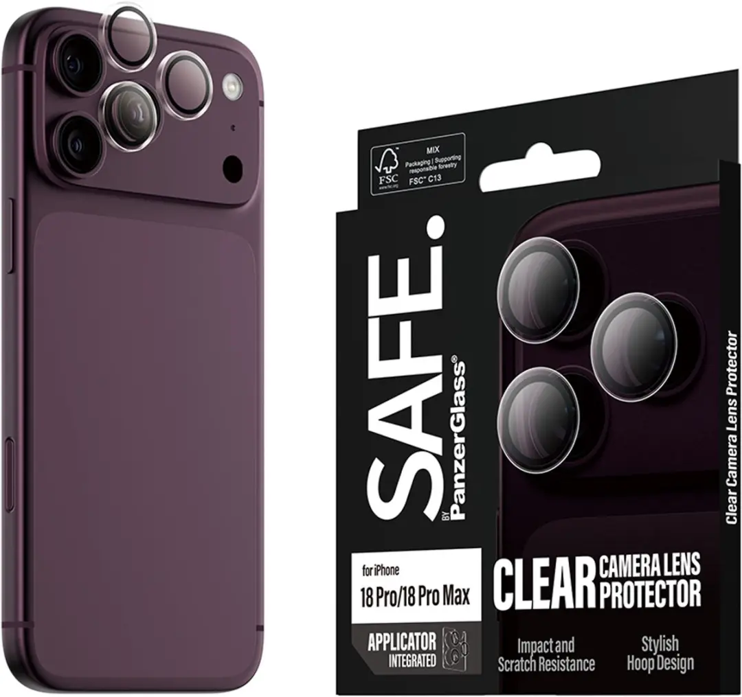 PanzerGlass SA23766 Camera Protector iPhone 18 Pro/Max - Transparant - afbeelding 3 van 6