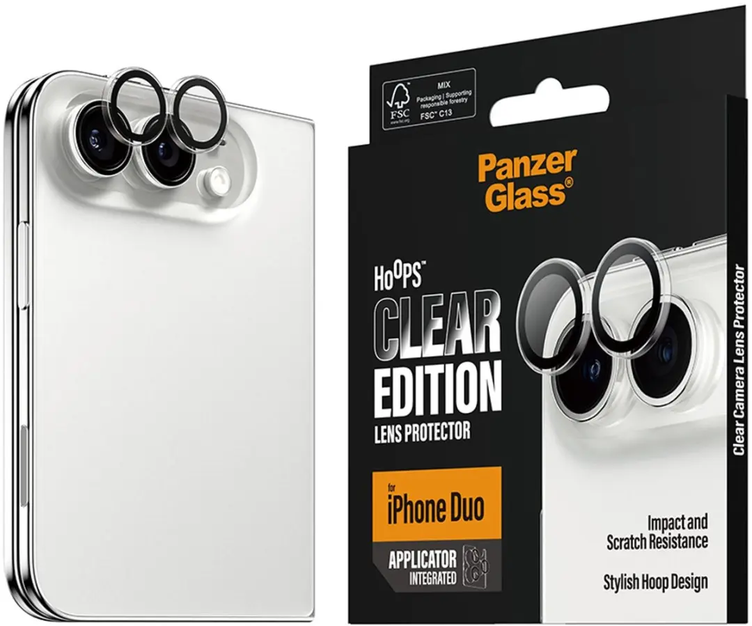 PanzerGlass PG84472 Camera Lens Protector - iPhone Duo - 2 Stuks - afbeelding 5 van 6