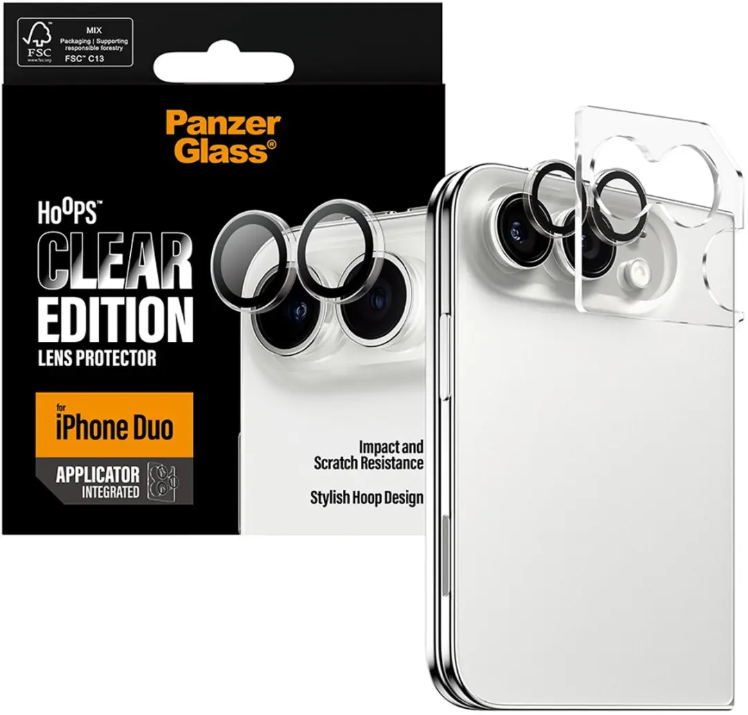 PanzerGlass PG84472 Camera Lens Protector - iPhone Duo - 2 Stuks - afbeelding 2 van 6