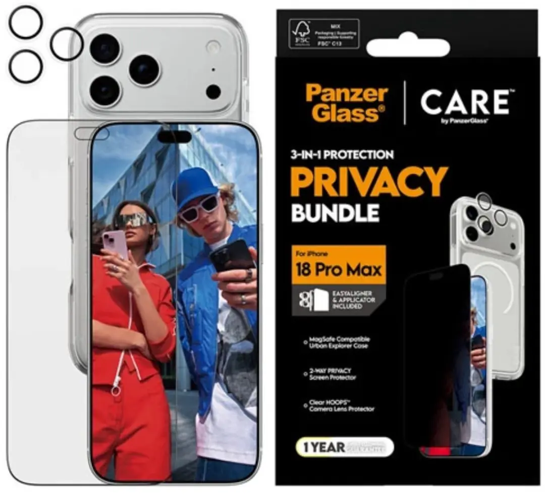 PanzerGlass iPhone 18 Pro Max Hoesje CR96571 - Transparant - afbeelding 4 van 4